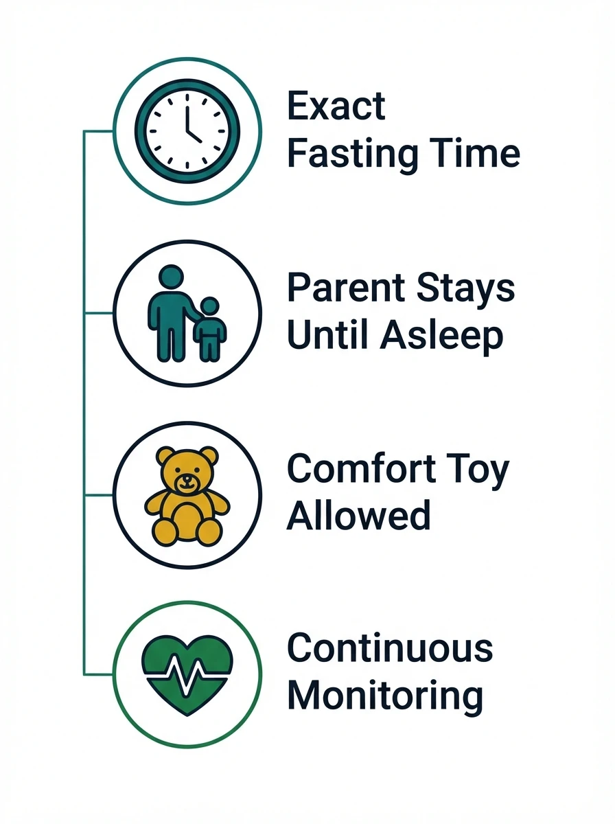 Preparing a child for surgery checklist
