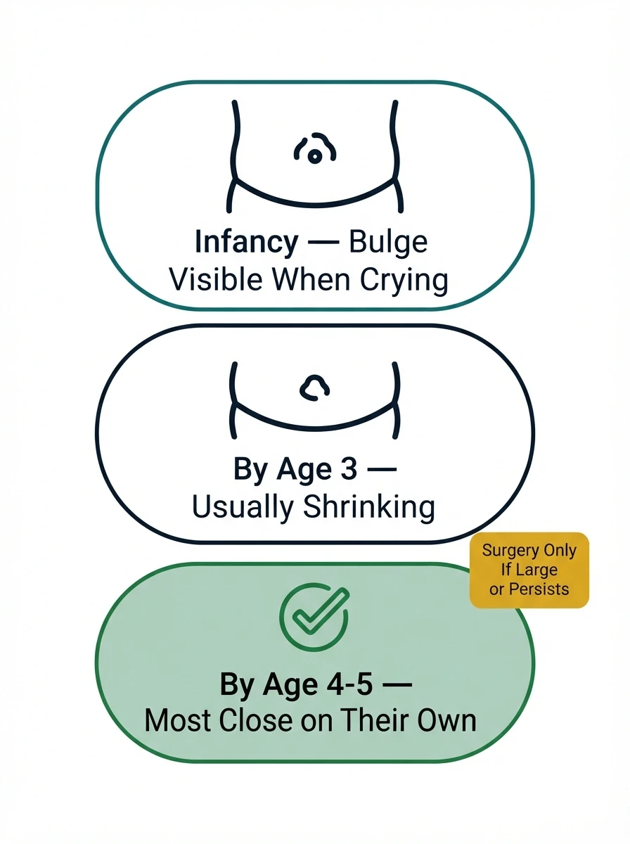 Umbilical hernia in babies explained