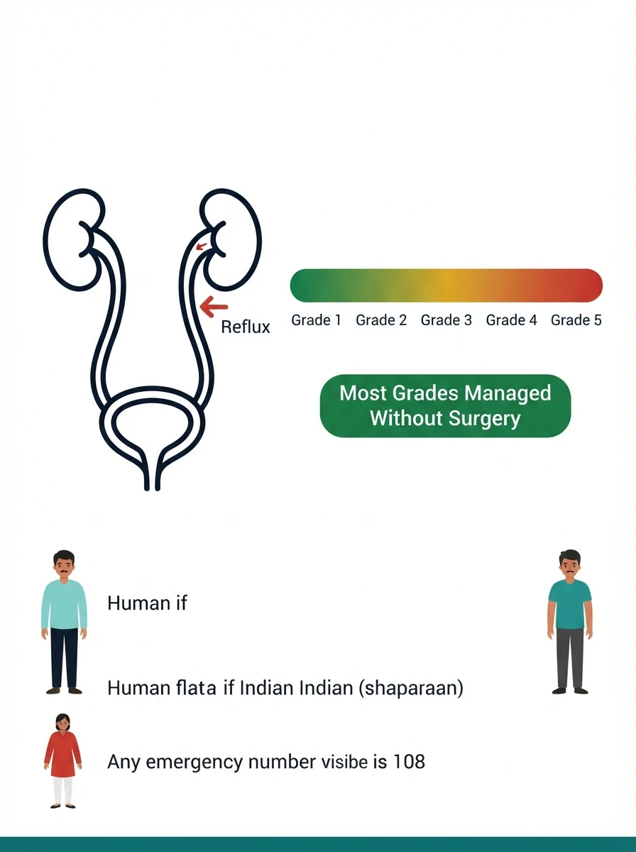 Vesicoureteral reflux in children explained